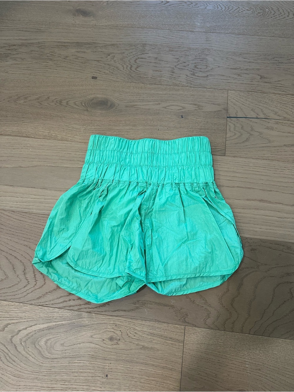 FP Movement by Free People High-Waist Teal Athletic Shorts